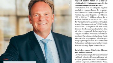 Neuer Mann, neuer Kurs