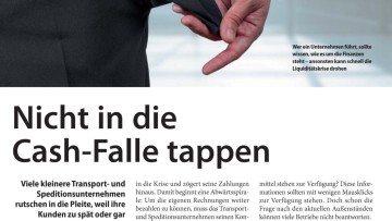 Nicht in die Cash-Falle tappen