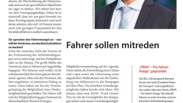 Fahrer sollen mitreden