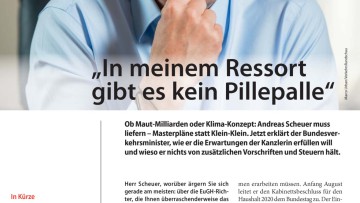 "In meinem Ressort gibt es kein Pillepalle"