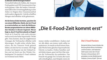 "Die E-Food-Zeit kommt erst"