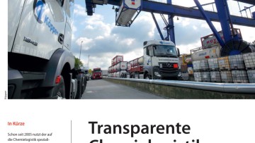 Transparente Chemielogistik