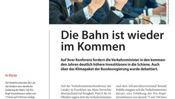 Die Bahn ist wieder im Kommen