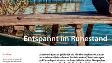 Entspannt im Ruhestand