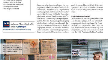 Nachschub für die Knallerei