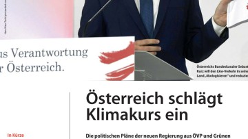 Österreich schlägt Klimakurs ein