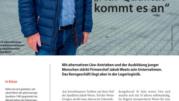 "Auf Qualität kommt es an"