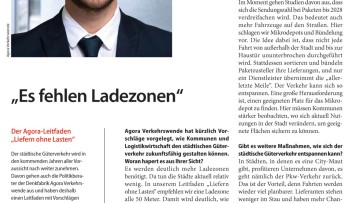 "Es fehlen Ladezonen"