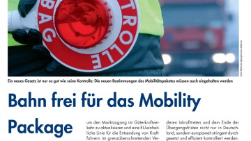 Bahn frei für das Mobility Package