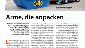 Arme, die anpacken