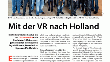 Mit der VR nach Holland