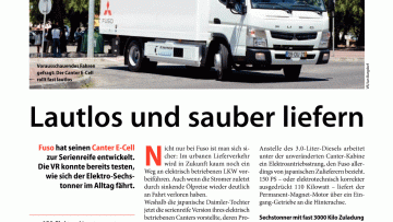 Lautlos und sauber liefern