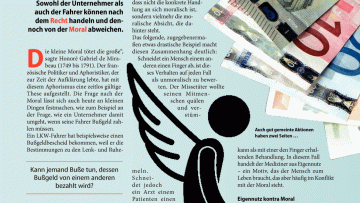 Buße, Bußgeld und Moral