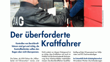 Der überforderte Kraftfahrer