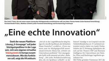 "Eine echte Innovation"