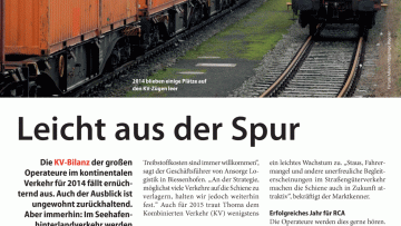 Leicht aus der Spur