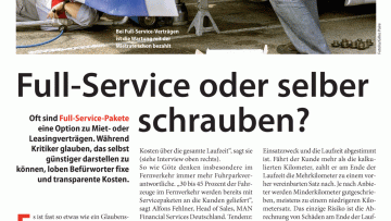 Full-Service oder selber schrauben?