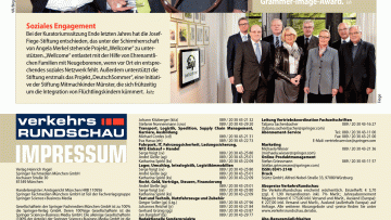 Die Stimme der Nutzfahrzeuge von Daimler Raimund Grammer (Mitte), Kommunikationsleiter NFZ von Daiml ...