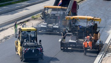 Bauarbeiten Autobahn