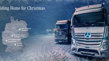 Weihnachtstour von Mercedes