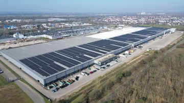 Das Marq Logistikcenter Philippsburg aus der Vogelperspektive