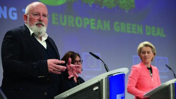 Ursula vdL, Frans Timmermans, EU-Kommission