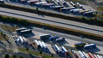 Lkw-Parkplatz