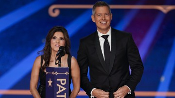 Rachel Campos-Duffy und Sean Duffy halten bei den Fox Nation's Patriot Awards eine Rede, 16.11.2023