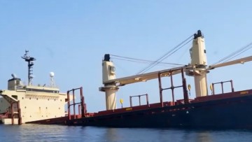 Anfang März war das schwerbeschädigtes Frachtschiff "Rubymar" nach einem Huthi-Angriff untergegangen