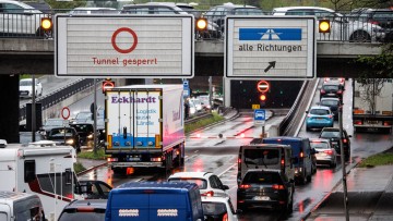 Luise-Kiselbach-Tunnel gesperrt/ München