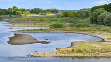 Historisches Niedrigwasser: Oder erreicht Rekordtief