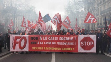 Bahnstreik in Frankreich behindert Güterverkehr