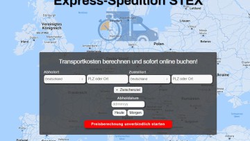 Preisrechner Express-Spedition STEX