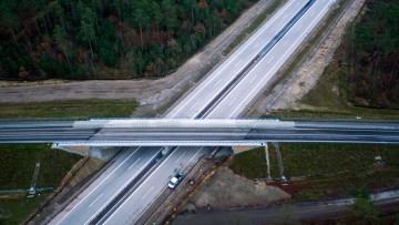 Straßenbrücke, Autobahn A14, Mecklenburg-Vorpommern