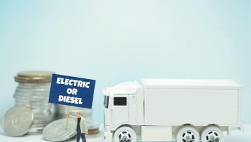 Stockbild Lkw-Fahrtkostenvergleich