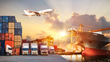 Stockbild Logistik (alle Transport-Träger)