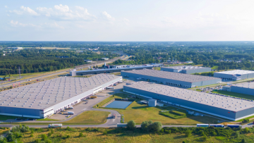 Raben Group Logistikstandort von oben