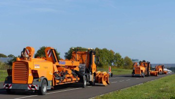 Automatisierter Arocs für den Schneeräum-Einsatz