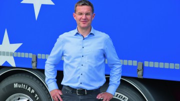 Christian Huber, Geschäftsführer von Huber Transport + Logistik