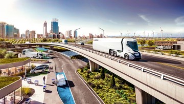 AUMOVIO erweitert VDO-Angebot um Ladelösungen für E-Nutzfahrzeuge