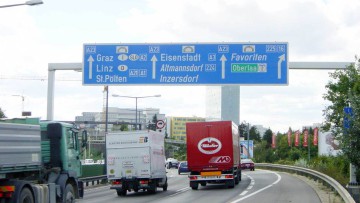 Autobahn Südosttangente Wien A23, Lkw