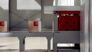 AutoCase von AutoStore automatisiert das Be- und Entladen von vollen Kartons 