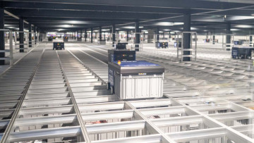 Das AutoStore System bei Thalia in Hörselgau