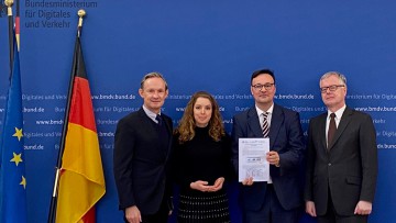 Marten Bosselmann, Sabrina Wendling, Oliver Luksic, Dr. Martin Henke