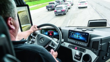 Assistenten im Lkw