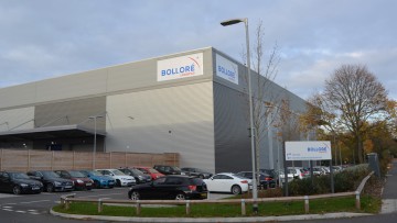 Bolloré Logistics Lagerhalle