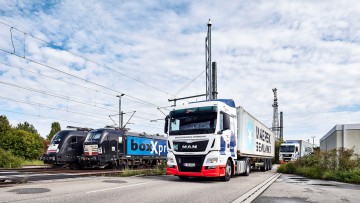 Eurogate Intermodal, Güterzug, Lkw