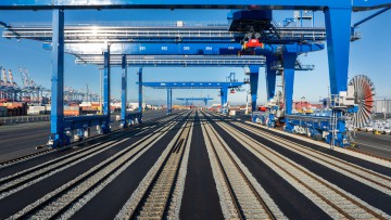 Eurogate Rail Gate Bremerhaven Terminal