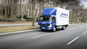 Logistikunternehmen testen Fuso E-Lkw