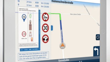 Digitale Transportplanung, Navigationssystem